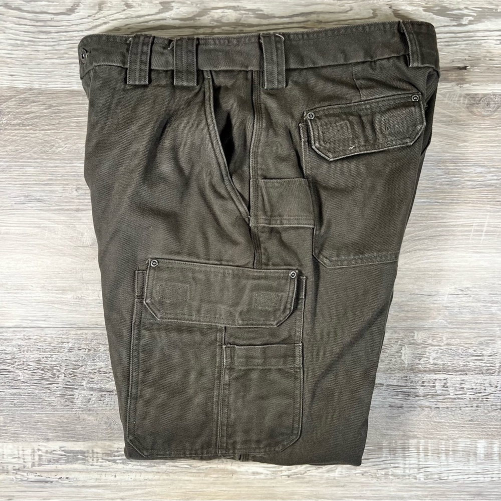Duluth Trading Company Fire Hose Fleece-Lined Relaxed Fit Work Pants - Size 3…